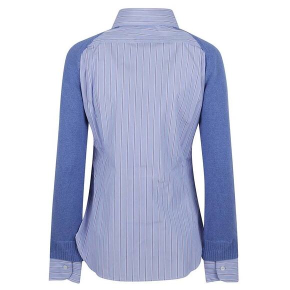 Stella McCartney Cashmere Blend Layered Shirting Sweater XL - Picture 6 of 6